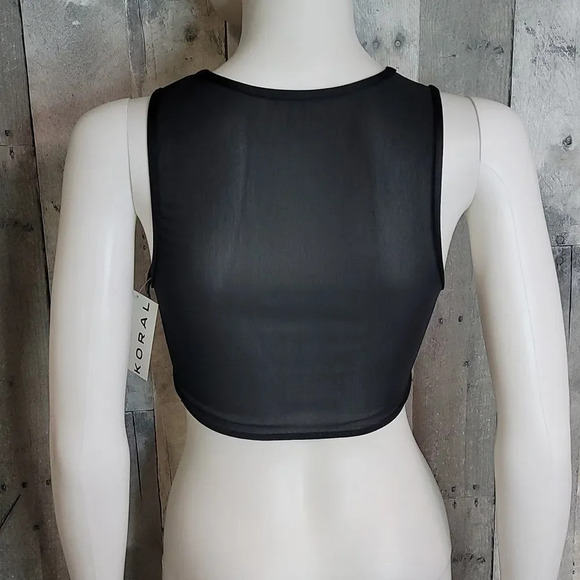 Koral Mesh Back High Neck Sports Bra - Picture 5 of 11